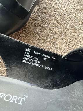 PEENY WOMEN BLACK SIZE 9M